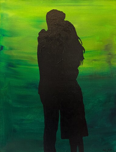 Evening's Embrace by Emmanuel Akolo, Painting for Sale on Select