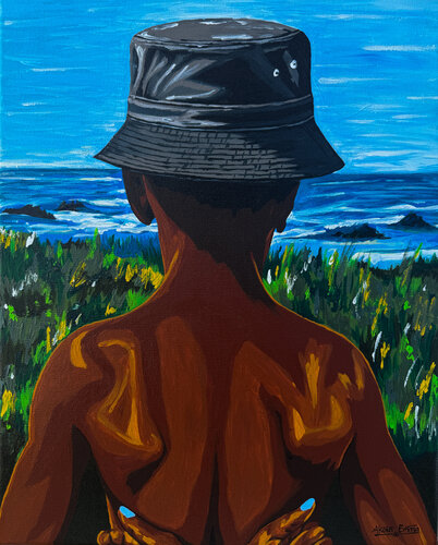 Somewhere Out There by Emmanuel Akolo, Painting for Sale on Select
