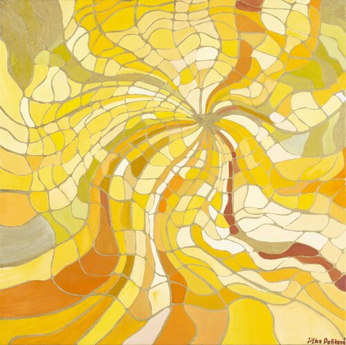 Summer night by Jitka Dankova, Painting for Sale on Select