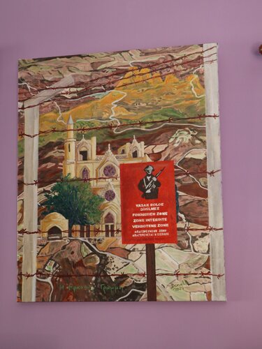 Chypre, La Ligne Verte by DONALD LE HERON, Painting for Sale on Select