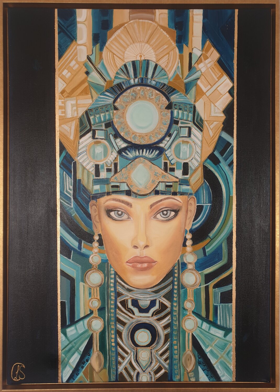 Die Königin der Meere Larissa Sorg Original painting for sale