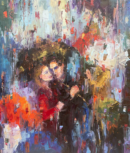 Embrace by Mariia Hyhar, Painting for Sale on Select