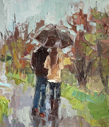 Last warm day by Mariia Hyhar, Painting for Sale on Select