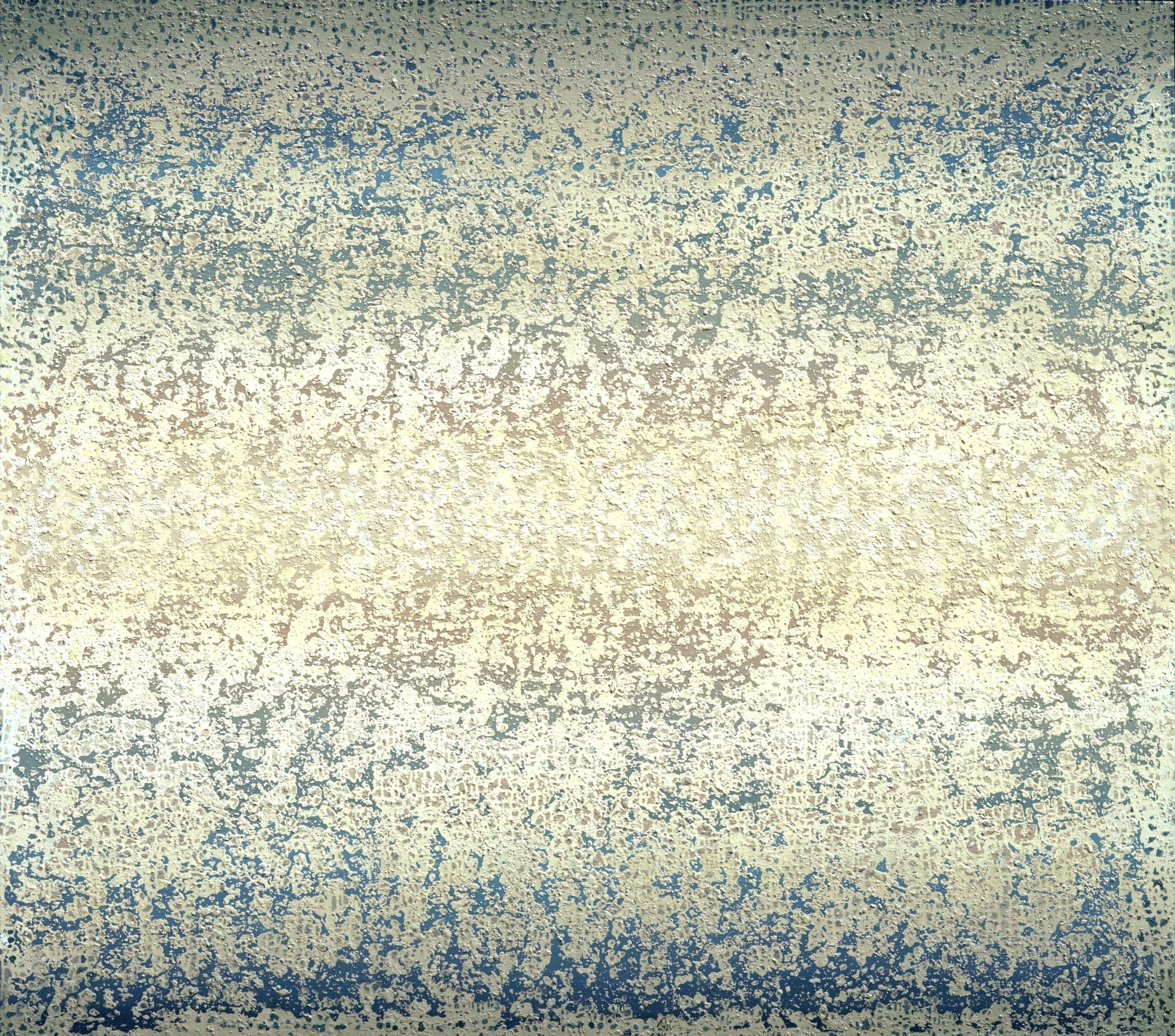 Grey White Blue Patina