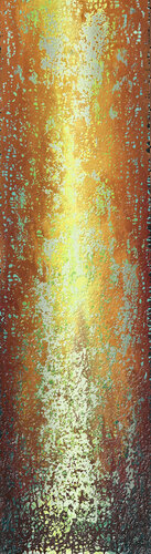 Red Yellow Abstract - "Passionate Ascension" by Heidi Thompson, Painting for Sale on Select