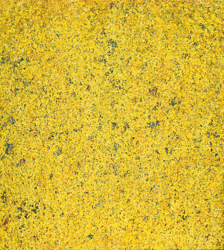 Yellow Painting - Minimal Colorfield by Heidi Thompson, Painting for Sale on Select