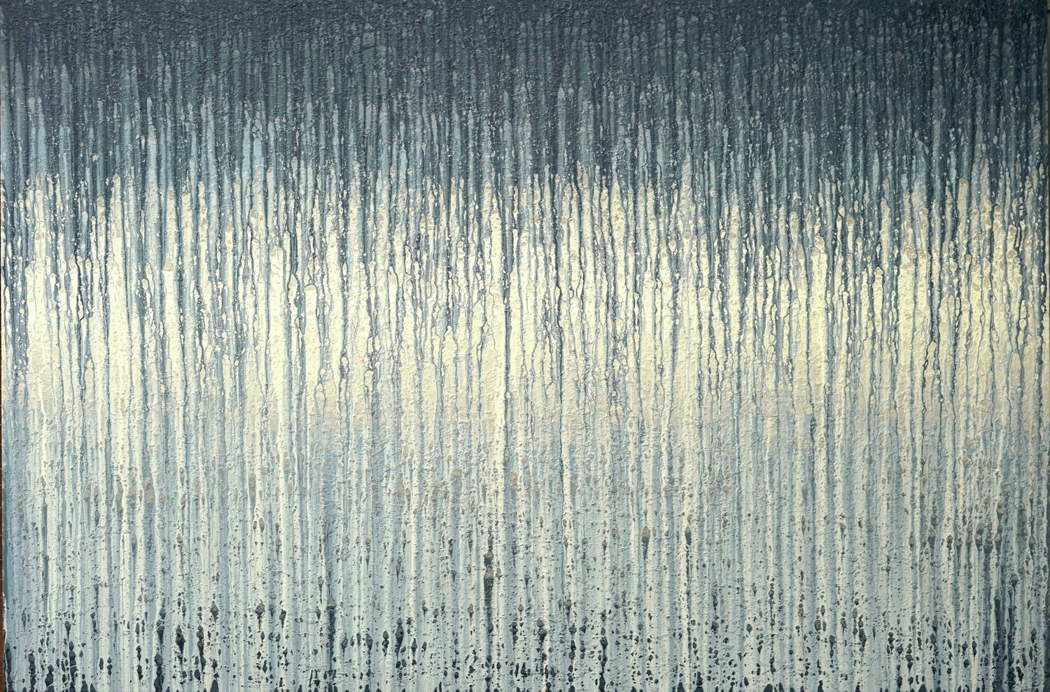 Blue Grey Veils over Warm Light Heidi Thompson Original painting for sale