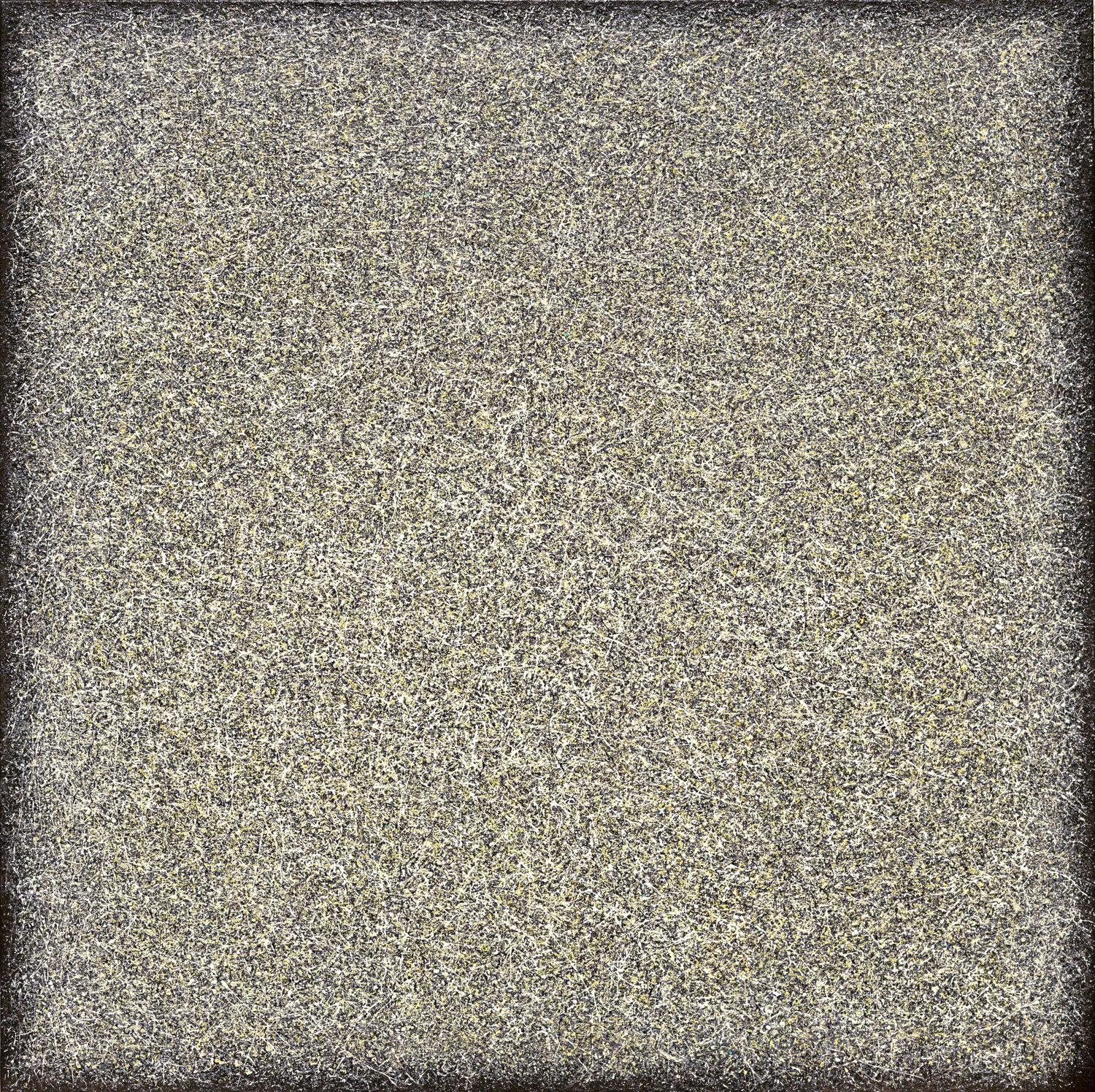 "Tapestry in White & Grey" - Meditative Brown Abstract Heidi Thompson Original painting for sale