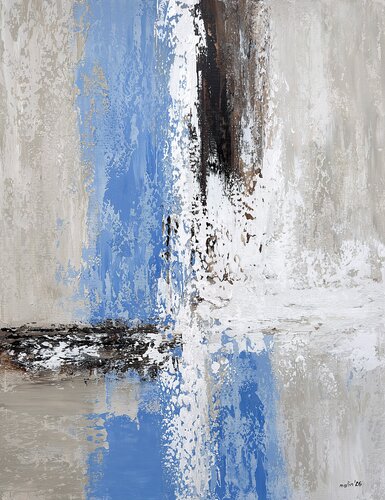 Blue Passage of Light von Tatiana Malinovscaia, Malerei kaufen auf Select