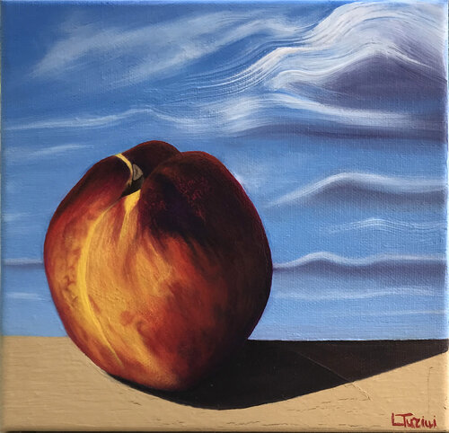 Pesca in meditazione by Lorenzo Turini, Painting for Sale on Select