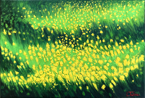 Giallo Primavera by Lorenzo Turini, Painting for Sale on Select
