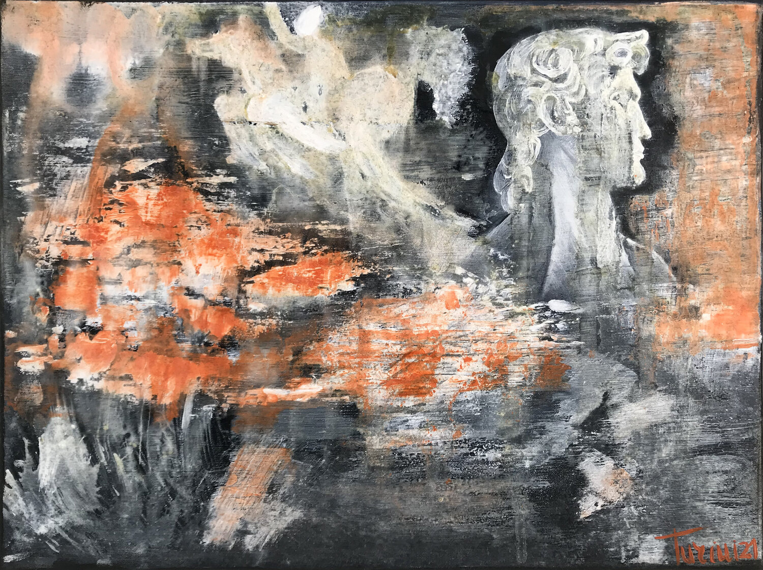 Caos e classico Lorenzo Turini Original painting for sale