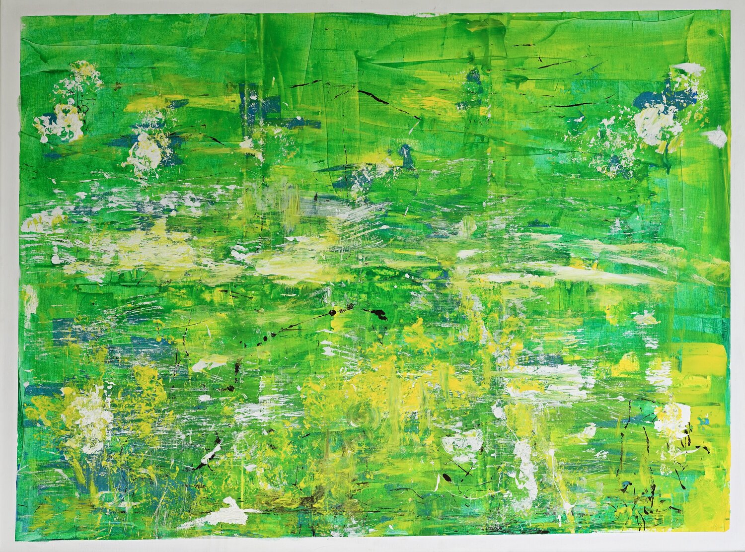 Green Fields Suzan Reichert Original painting for sale