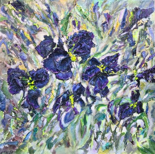 Blue Mood by Natalia Kutova, Painting for Sale on Select