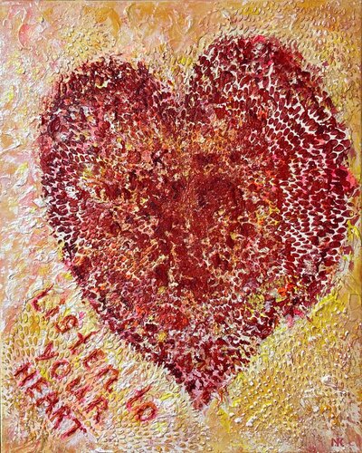 Listen To Your Heart-2 by Natalia Kutova, Painting for Sale on Select
