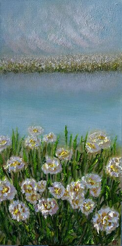 Leisurely Contemplation by Natalia Kutova, Painting for Sale on Select
