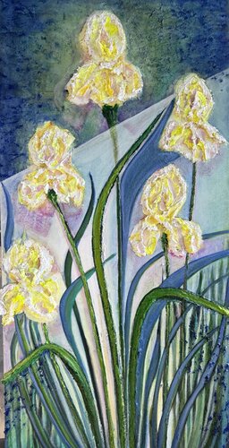 Lanterns In Bloom by Natalia Kutova, Painting for Sale on Select