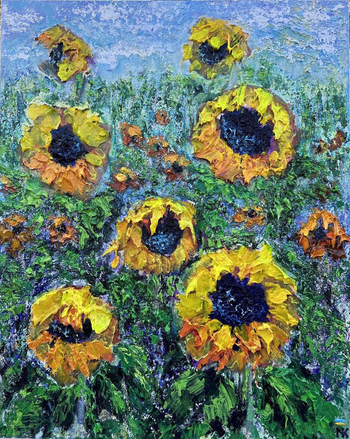 Once In Ukraine Natalia Kutova Original painting for sale