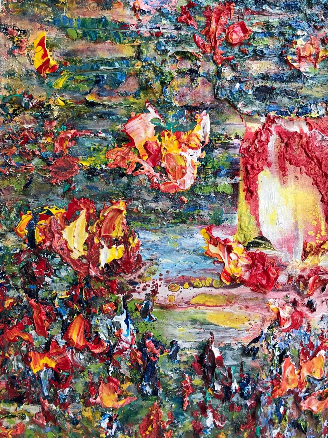 Meditation Natalia Kutova Original painting for sale