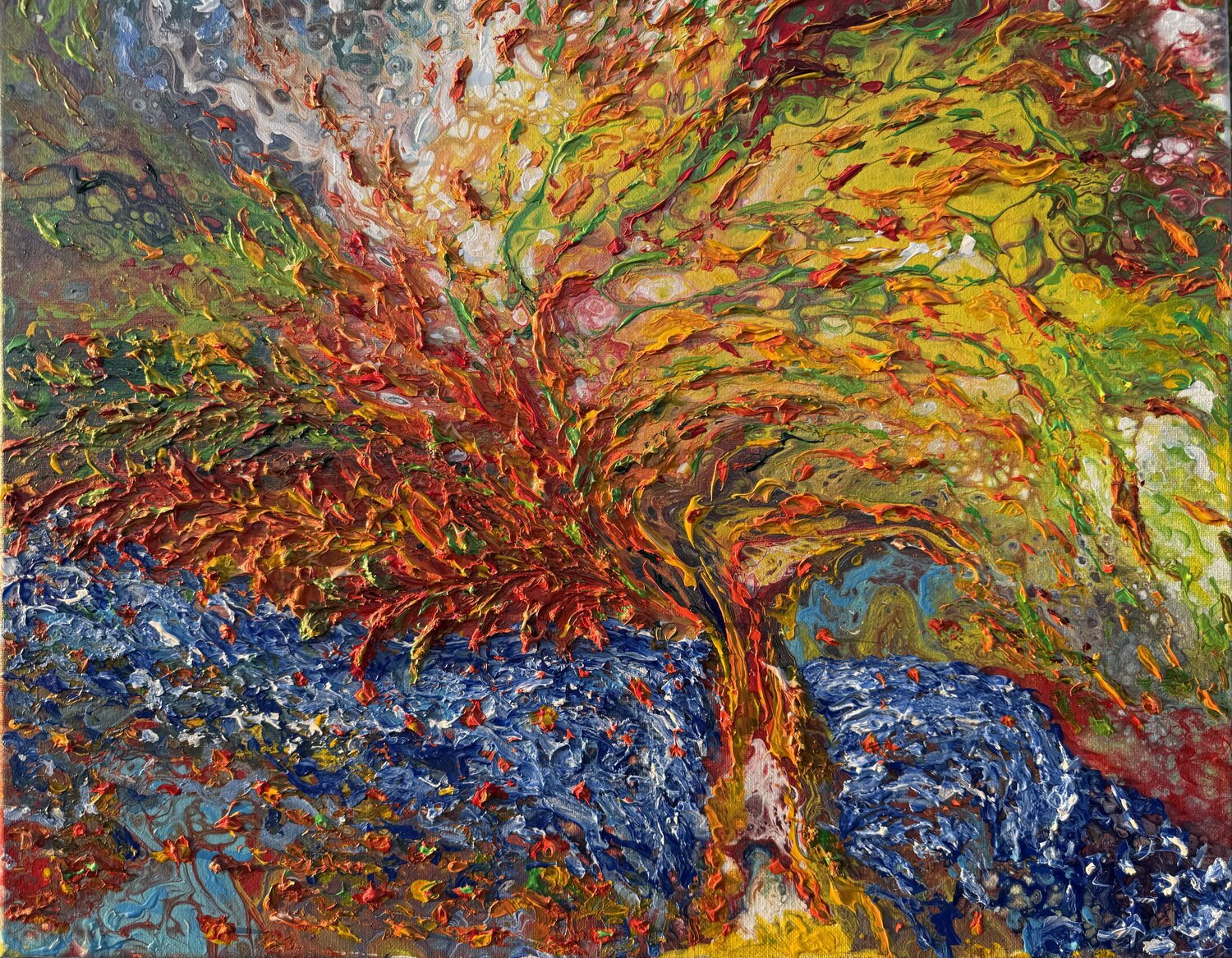 Dance of the Wind Natalia Kutova Original painting for sale