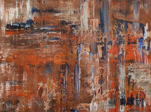 Earthen euphony by Driss Dahhan, Painting for Sale on Select