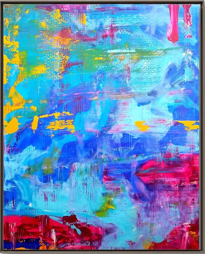 ocean of serenity 1.0 by Driss Dahhan, Painting for Sale on Select