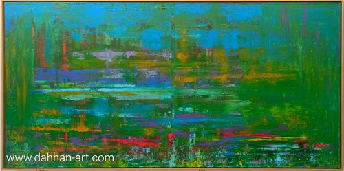 Blossom,blühende Wiese. by Driss Dahhan, Painting for Sale on Select