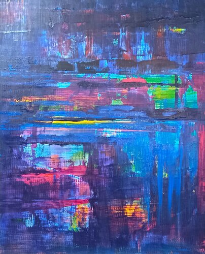 Subtle Echos by Driss Dahhan, Painting for Sale on Select