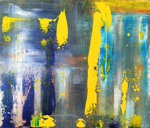 Himmelweite übers Horizont by Driss Dahhan, Painting for Sale on Select