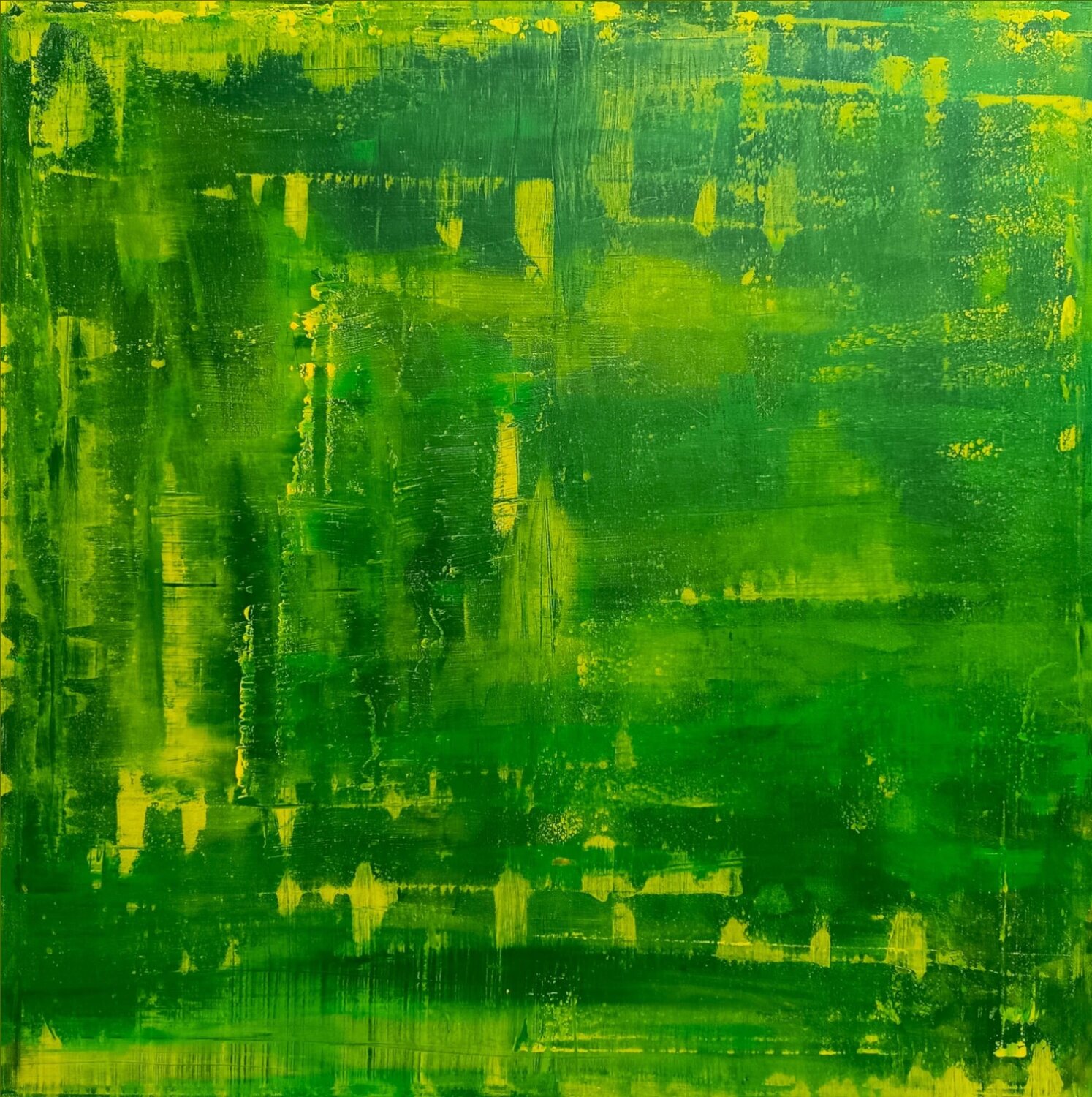 Hopeful idyll Driss Dahhan Original painting for sale