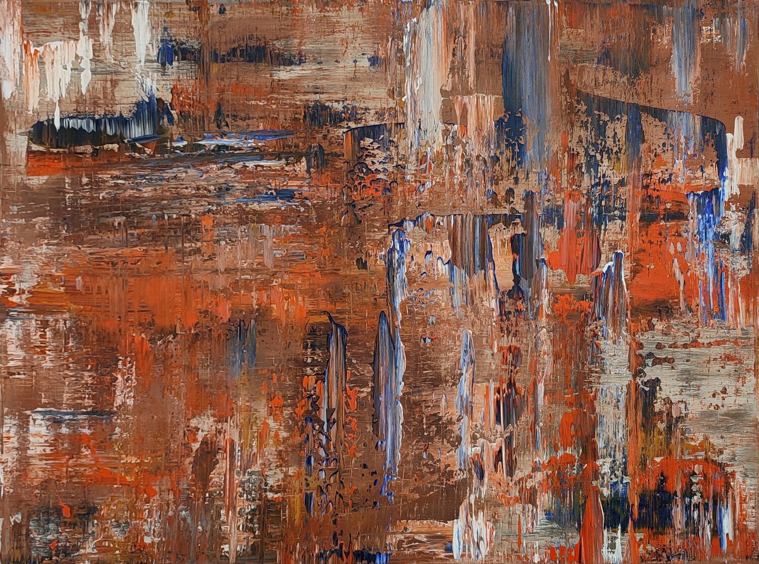 Earthen euphony Driss Dahhan Original painting for sale