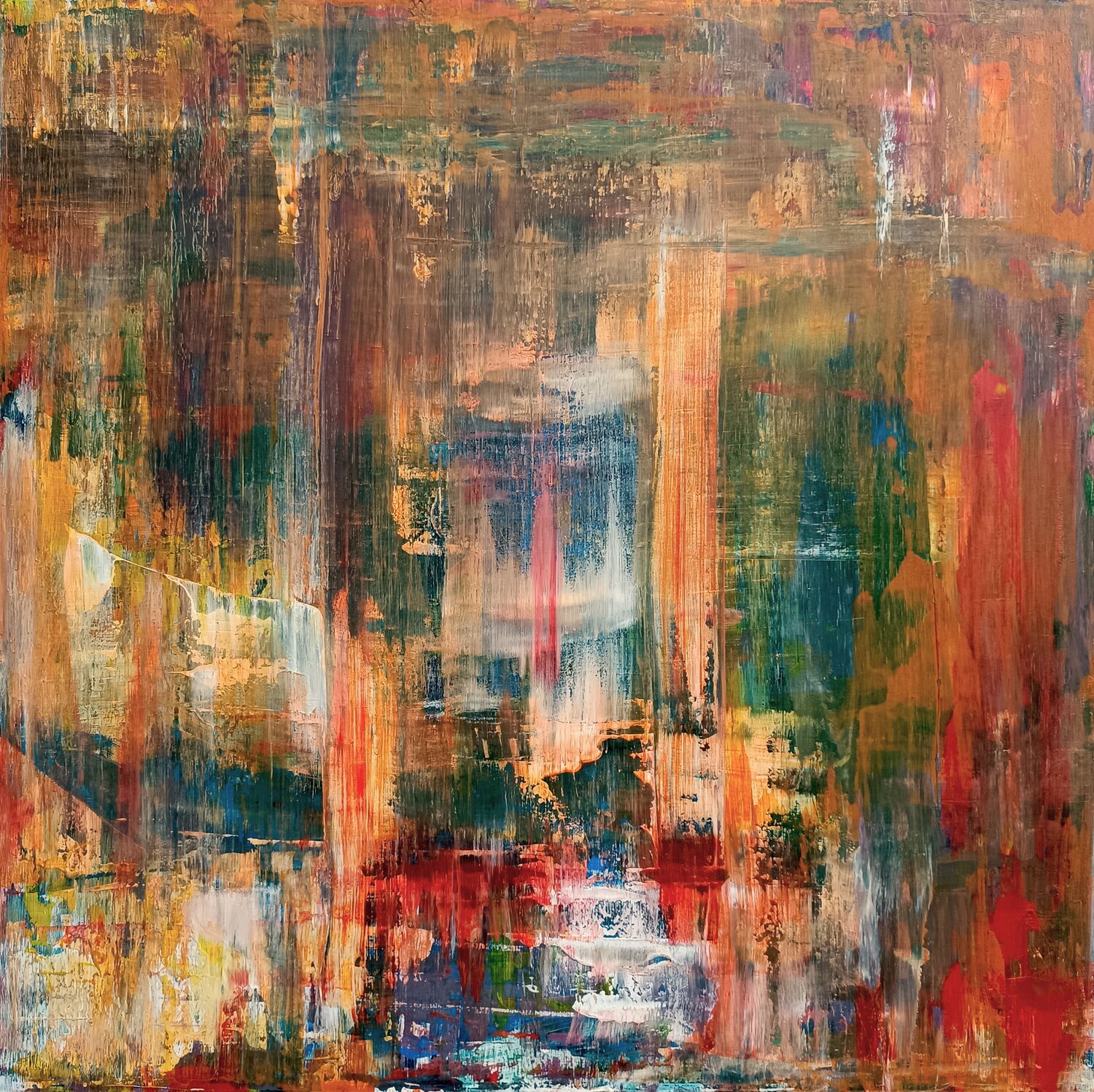 Earthen Symphony Driss Dahhan Original painting for sale