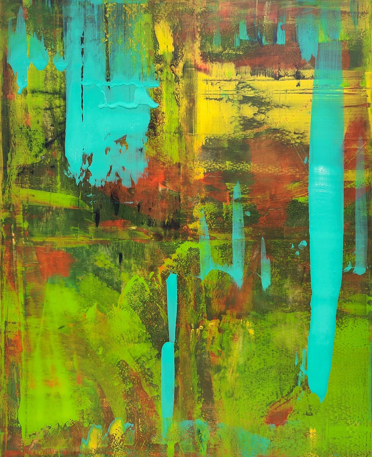Dreamy idyll Driss Dahhan Original painting for sale