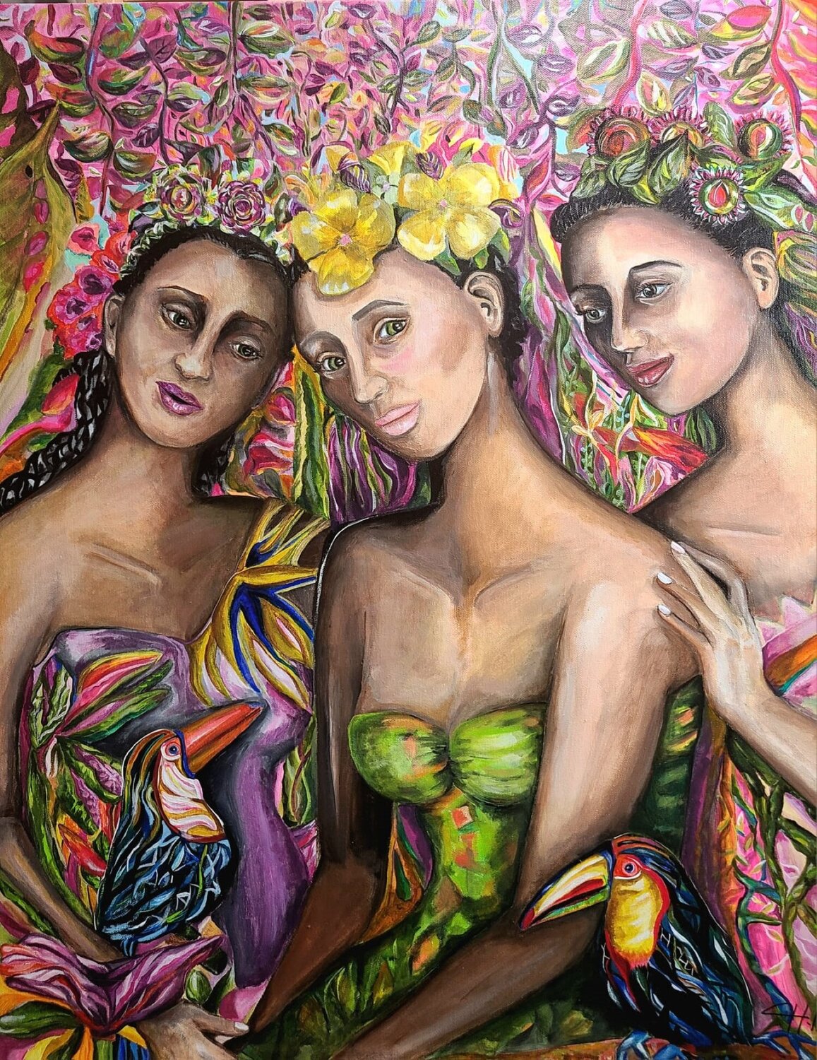 LA NOVIA Gabriela Hoyos Hannigan Original painting for sale