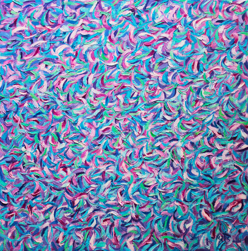 Summer impressions. Abstract series by Andrei Sitsko, Painting for Sale on Select