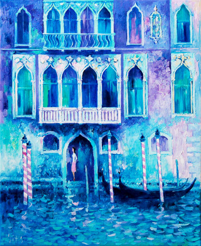 Fragments of Venice III by Andrei Sitsko, Painting for Sale on Select