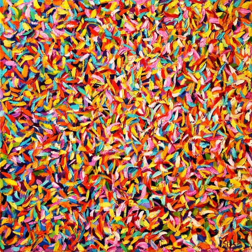 Abstract. The garden XV by Andrei Sitsko, Painting for Sale on Select