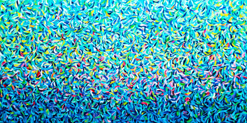 The garden XV Abstract series by Andrei Sitsko, Painting for Sale on Select