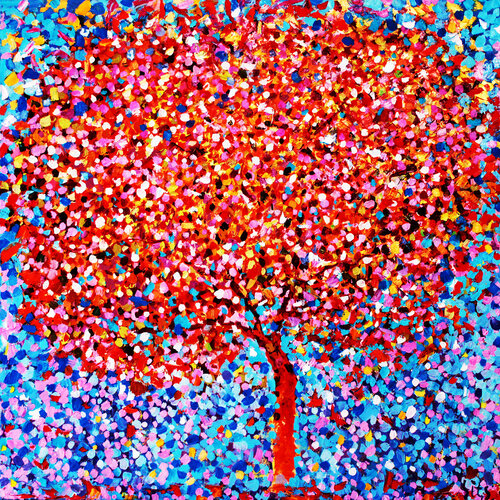 Autumn in the garden V by Andrei Sitsko, Painting for Sale on Select