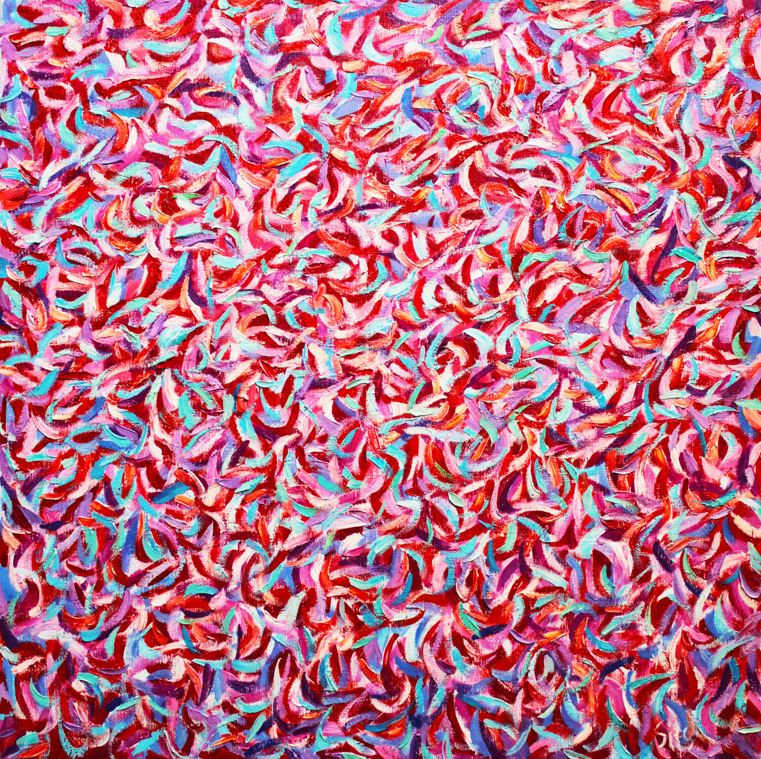 The garden XII. Abstract series Andrei Sitsko Original painting for sale