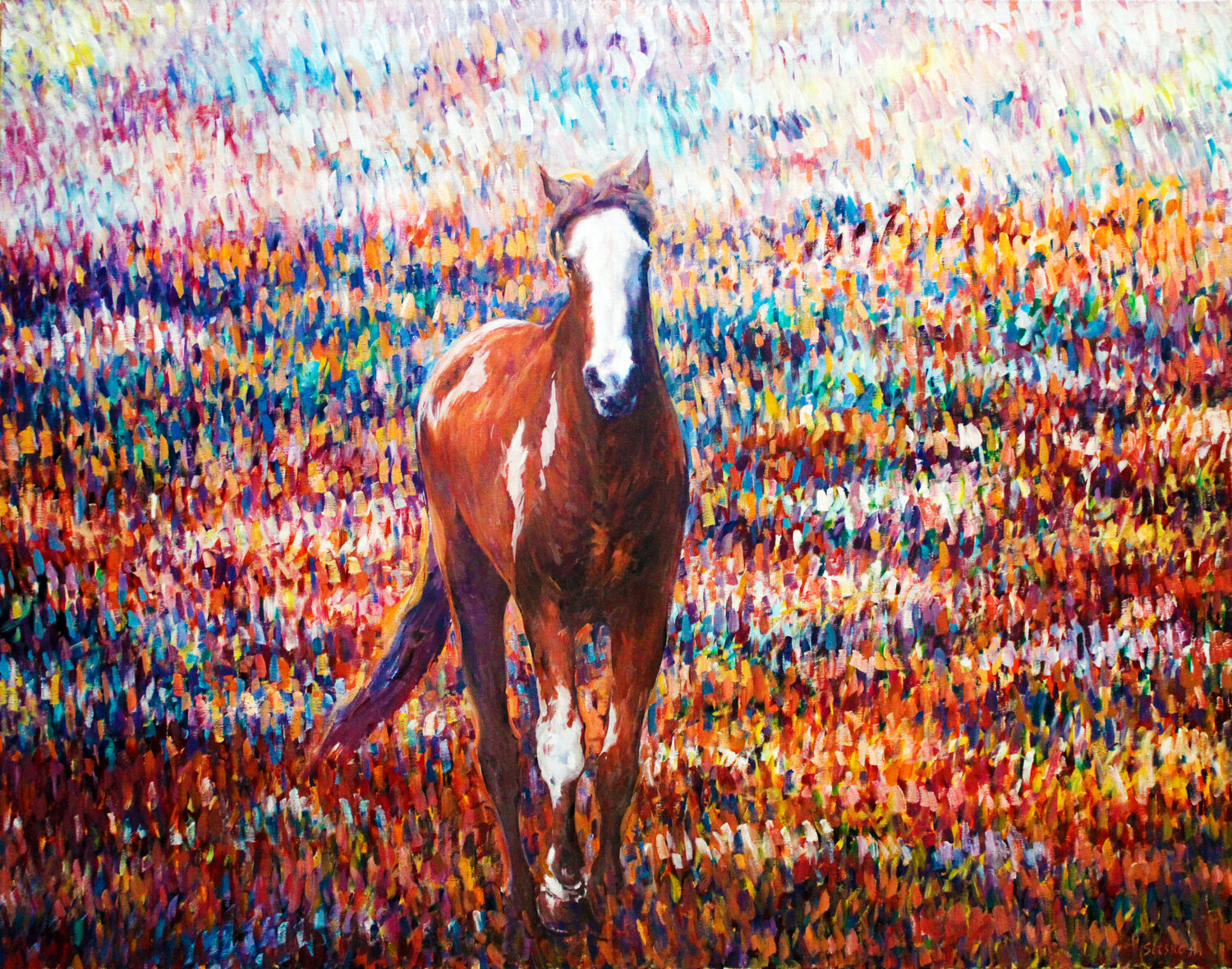 Dynamics of feelings. Horse series Andrei Sitsko Original painting for sale