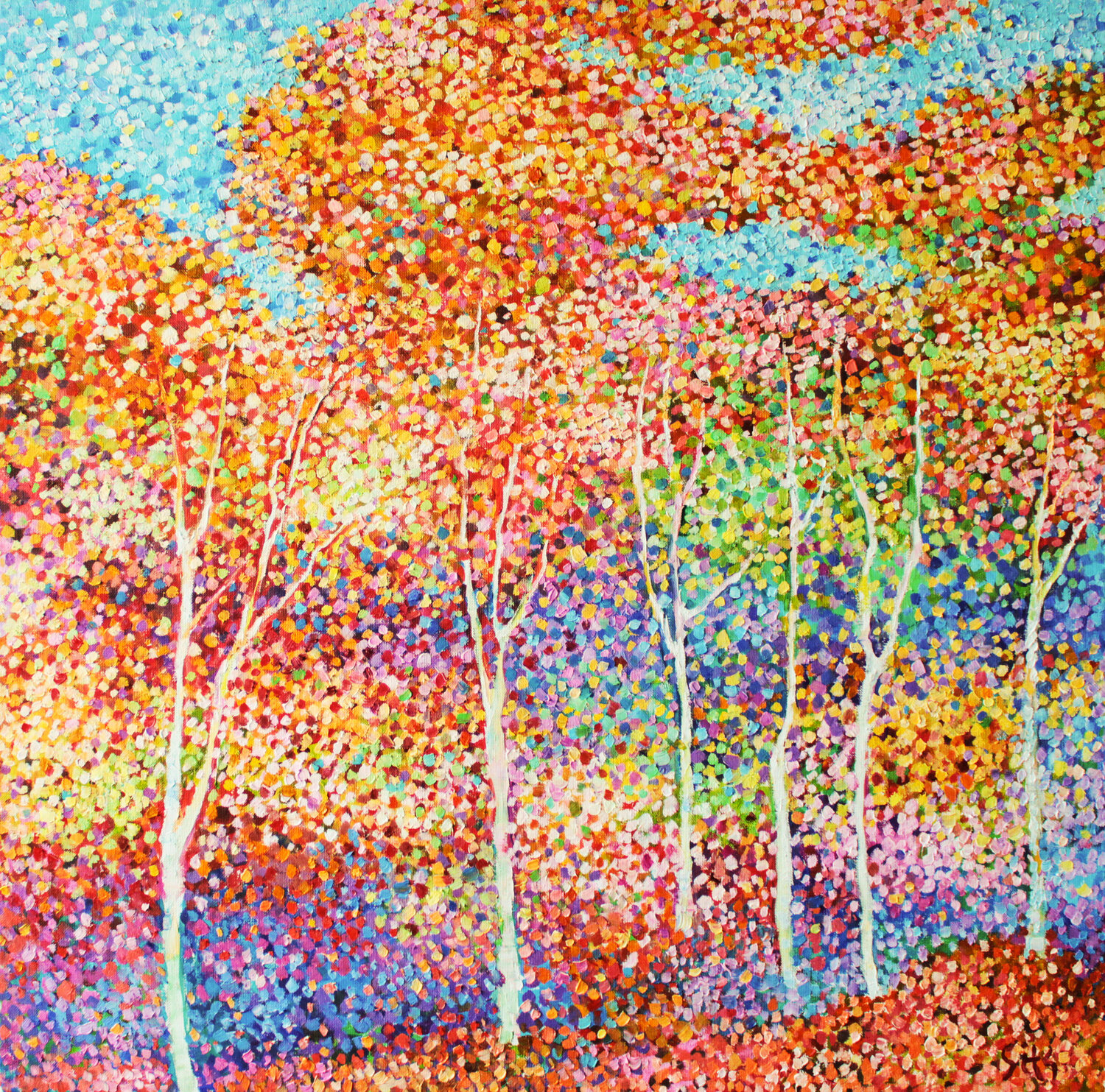 Autumn melody. Landscape series Andrei Sitsko Original painting for sale
