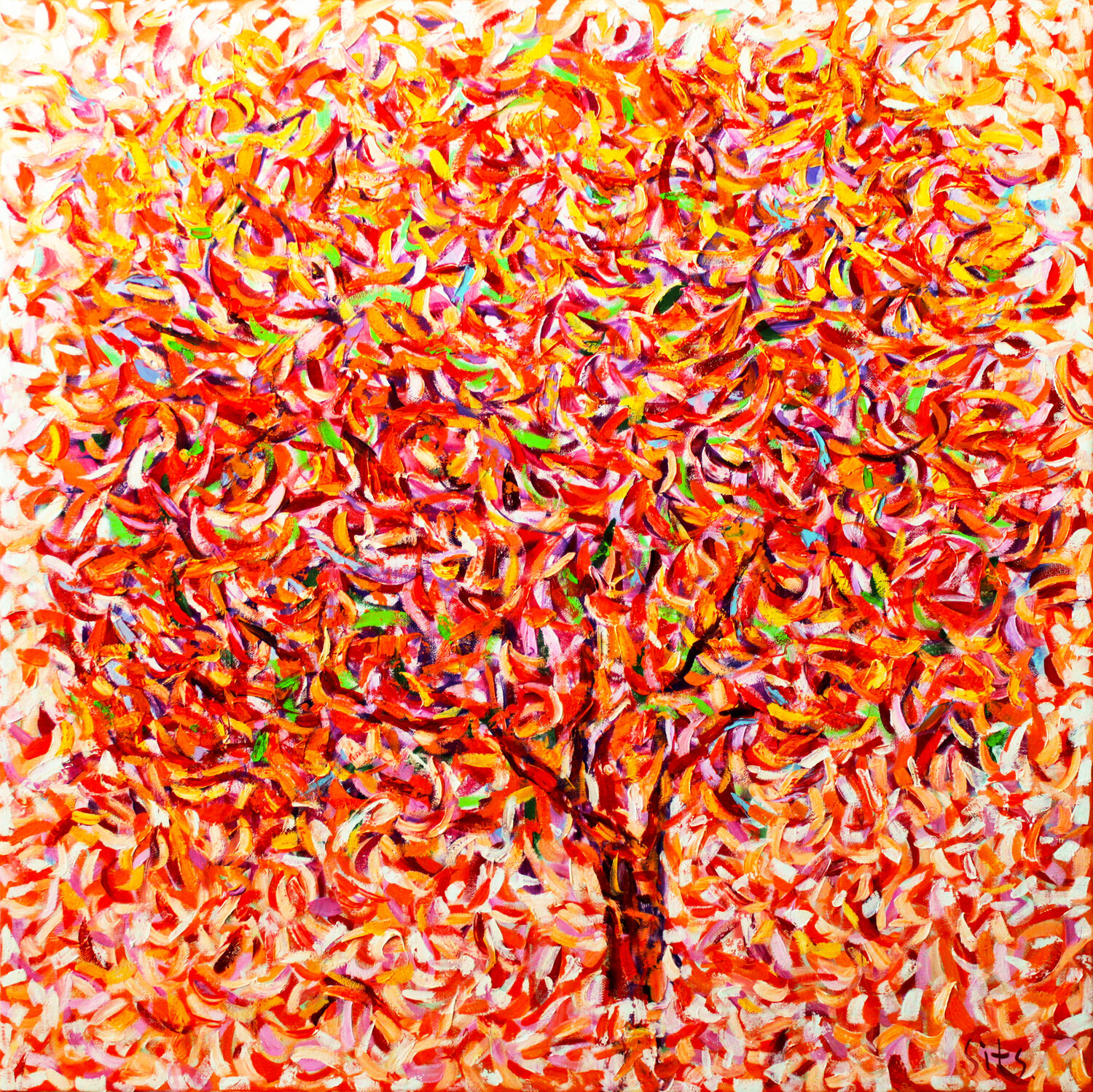 Apple tree III Andrei Sitsko Original painting for sale