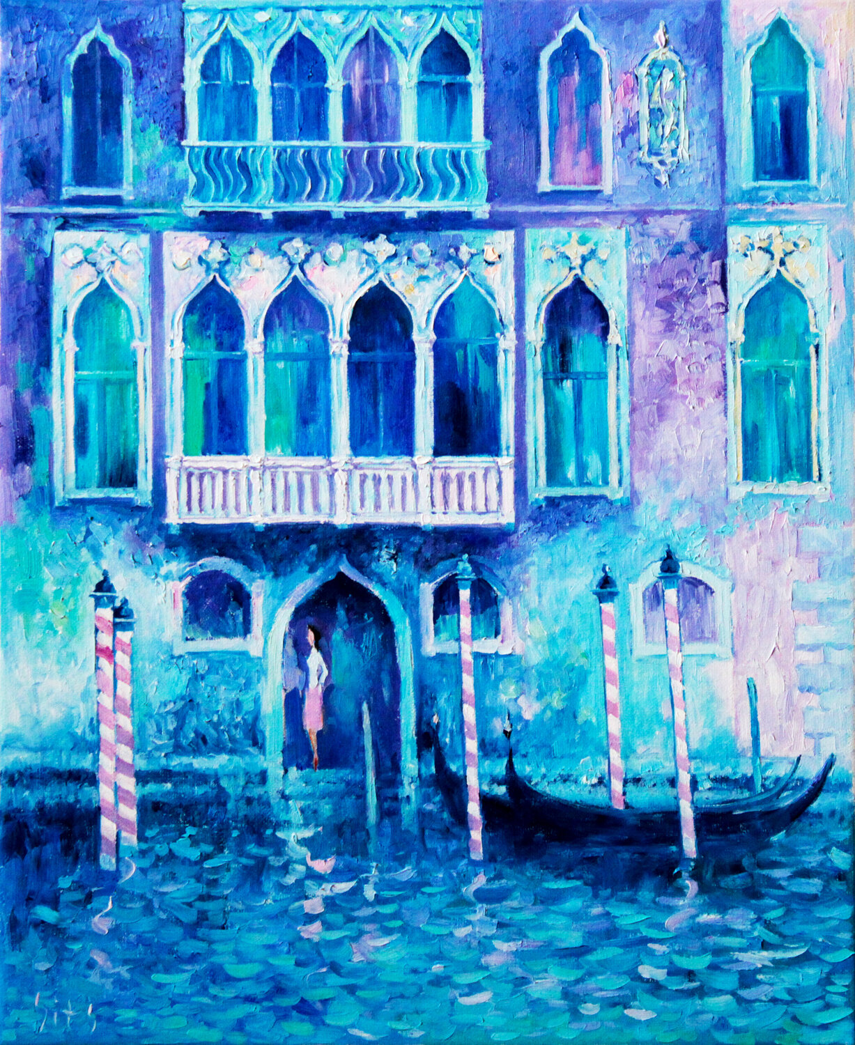 Fragments of Venice III Andrei Sitsko Original painting for sale