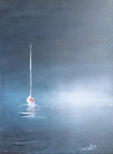Seul by Claire Morand, Painting for Sale on Select