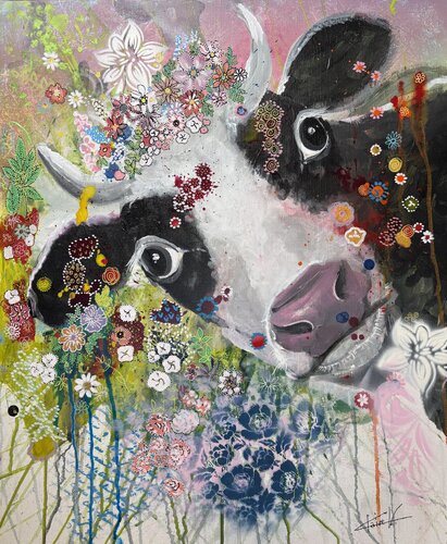 Pétula la curieuse by Claire Morand, Painting for Sale on Select