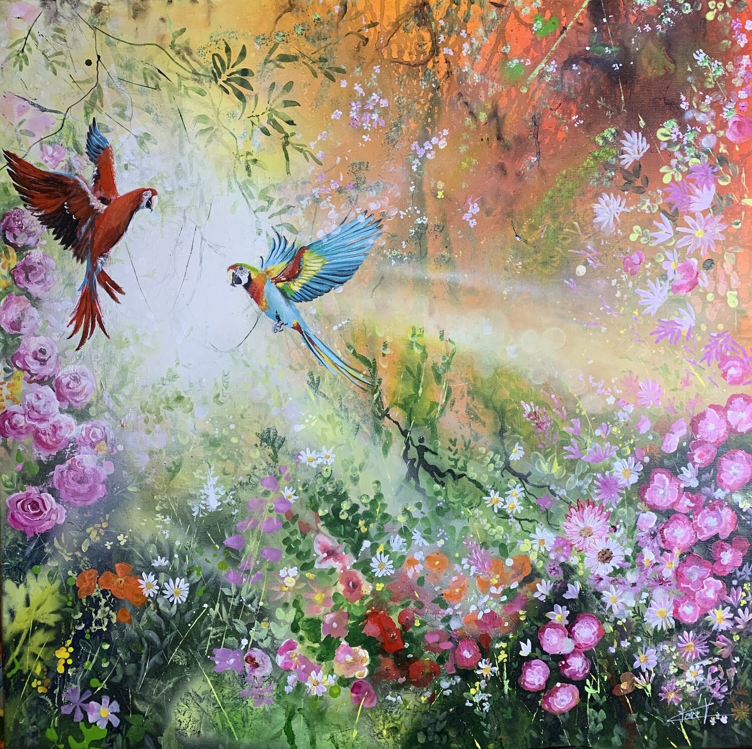 Pour toi Claire Morand Original painting for sale