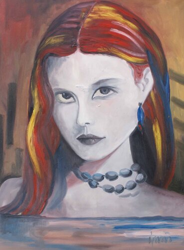 Geheimnisvoll by Nicola Quici, Painting for Sale on Select