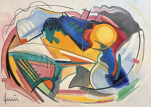 Powerfull by Nicola Quici, Painting for Sale on Select