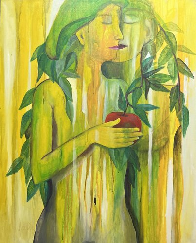 Adam und Eva ( il peccato ) by Nicola Quici, Painting for Sale on Select